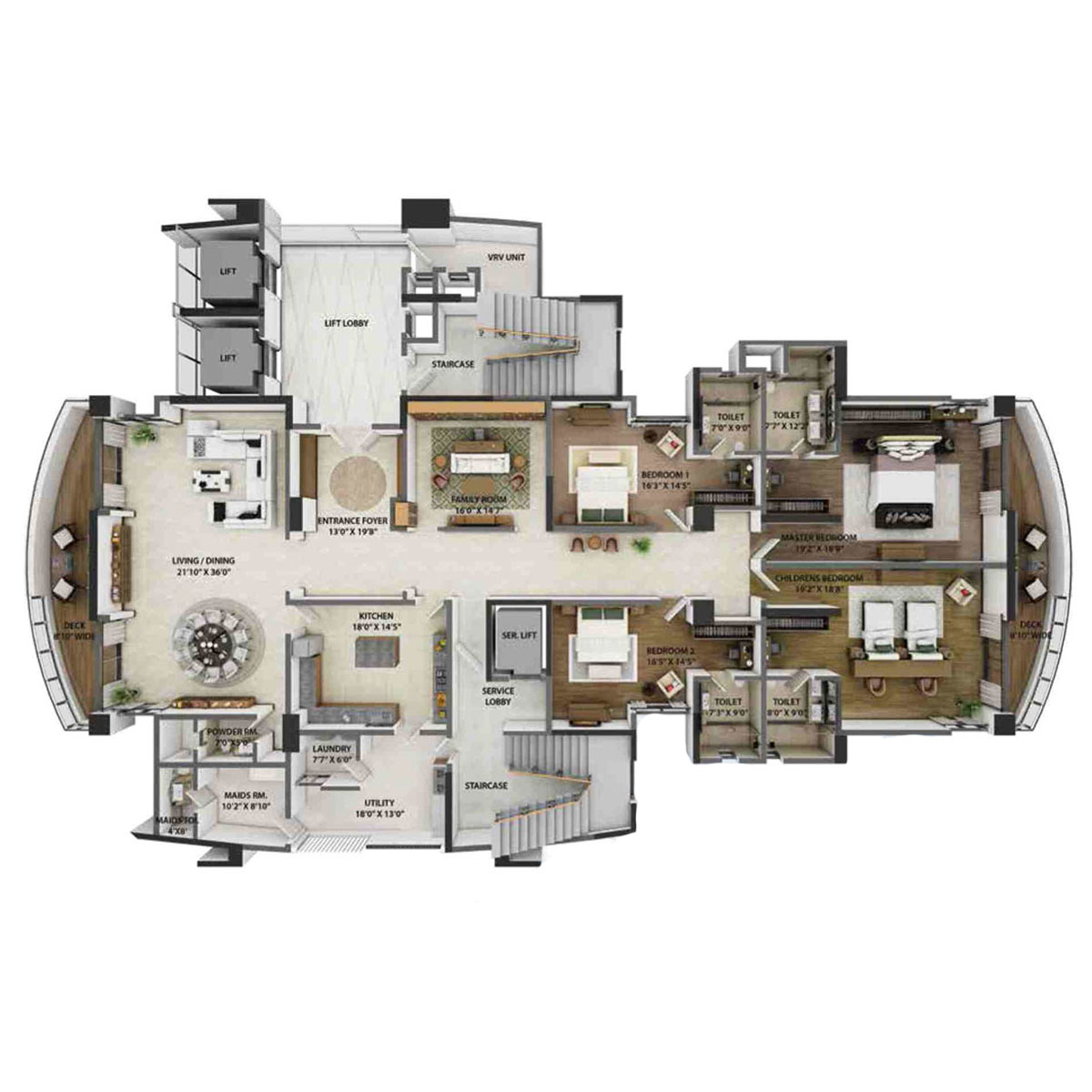 Prestige Hermitage Floor Plan