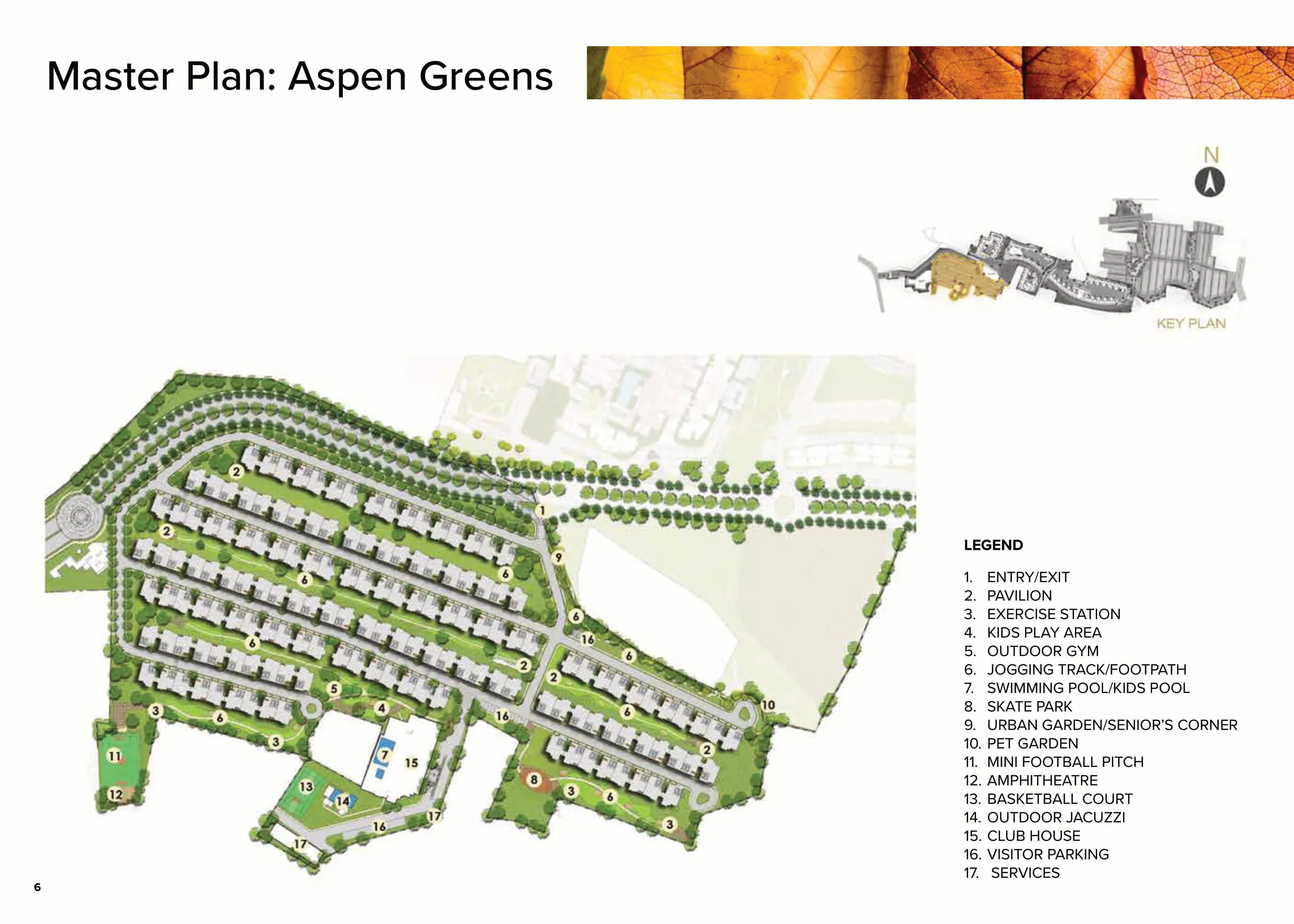 Prestige Aspen Greens Master Plan